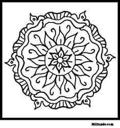 See 6 Best Images Of Art To Color Printable Inspiring Mandala Coloring Pages