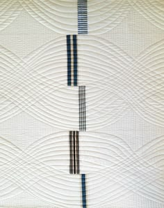 Denyse Schmidt quilt. Very clever quilting lines