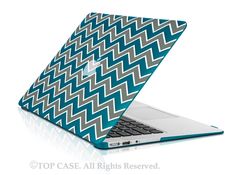 Green Chevron with Gray Insert Hard Case for Macbook PRO 15/" Retina A1398