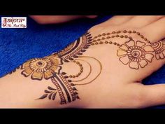 beautiful flowery henna mehndi design patch tattoo tutorial beautiful flowery henna mehndi design patch tattoo tutorial
