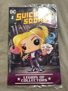SUICIDE SQUAD # 1 HARLEY QUINN FUNKO POP VARIANT LEGION OF COLLECTORS COMIC NEW