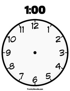 printable clock templates blank clockface without hands clock blank analog clock