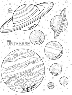 Free Printable Planet Coloring Pages For Kids