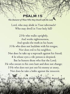 8 Best psalm 15 ideas | psalm 15, psalms, bible apps