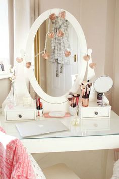 My new and updated vanity. IKEA Hemnes dressing table with Alex ... My new and updated vanity. IKEA Hemnes dressing table with Alex ...