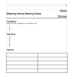 18 best meeting minutes templates images sample resume meeting notes from meeting template