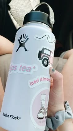 Water Bottles and Cell Phones Wild Sticker for Laptops