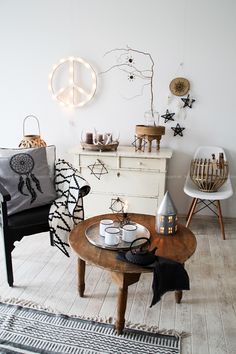 Weihnachts-deko-ideen Für Küche Und Wohnzimmer Scandi-bohostyle ... Deko Furs Wohnzimmer Selber Basteln