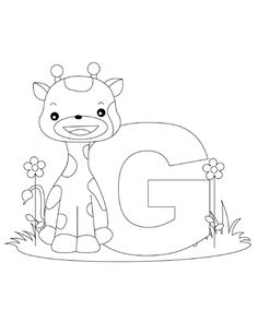 Letter G Coloring Page