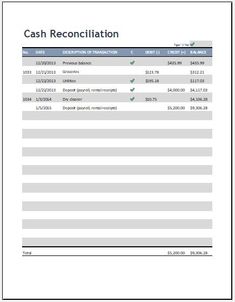 deposit record template
