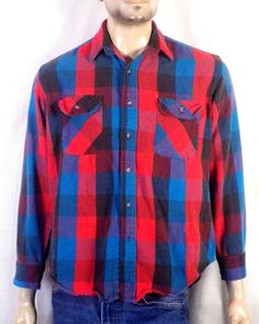 New w//Tags Men/'s Tommy Bahama Sea Glass Flannel Long Sleeve Shirt Fireworks Red