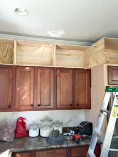 Kitchen Cabinets To Ceiling stepstep on how we extended out kitchen cabinets to the Kitchen Cabinets To Ceiling stepstep on how we extended out kitchen cabinets to the