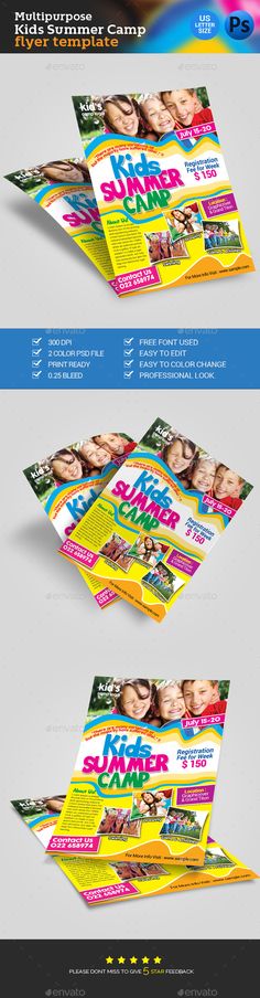 Kids Summer Camp Flyer Camping, Summer and Flyer template - summer camp flyer template Kids Summer Camp Flyer Camping, Summer and Flyer template - summer camp flyer template