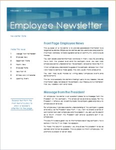 employee newsletter ideas internal newsletter content suggestions