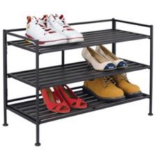 Haobase Coat Rack Shoe Bench Storage Shelf Clothes Rack with Shoe Rack
