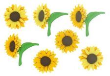 DRESS IT UP Buttons Harvest Blooms 8375 Embellishments Sunflowers