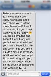 cute text to girlfriend