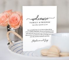 free wedding welcome letter template