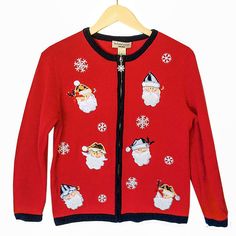 Snowmen In Hats Tacky Ugly Christmas Sweater Snowmen In Hats Tacky Ugly Christmas Sweater