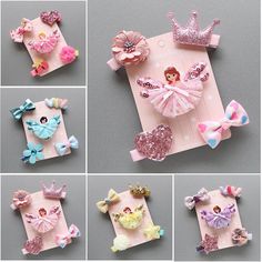 5pcs Baby Infant Girls Children Flower Hair Pin Clips Hairpin Accessories BR