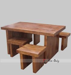 Indian Wooden Dining Table Set With 4 Stools Made In Sheesham Wood By Atriseonly Http Indian Wooden Dining Table Set With 4 Stools Made In Sheesham Wood By Atriseonly Http