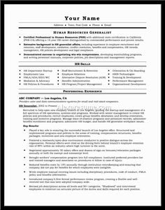 examples of an resume