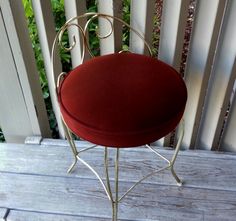 brass vanity chair with lime green velvet seat, reupholster in ... brass vanity chair with lime green velvet seat, reupholster in ...