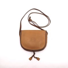 Vintage Bike Leather Linen Saddle Bag