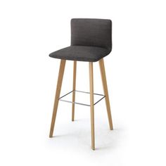 Tabouret snack moderne en bois et synthétique Iris