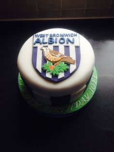 WEST BROMWICH ALBION FOOTBALL A4 ICING CAKE TOPPER PERSONALISED BIRTHDAY SHIRT
