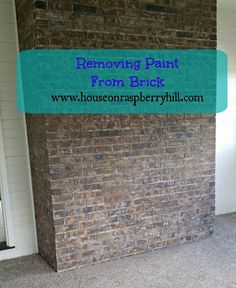How To Remove Old Paint from Bricks and Brickwork | Useful Tips & Things | Pinterest | Brickwork Bricks and Paint stripper