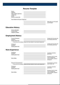 20 best free resume examples images on pinterest cv template