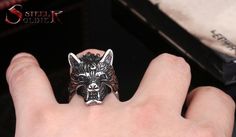 / Paire de boutons de manchette Loup dire Maison Stark/