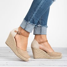 Pinaz Kara Womens Wedge Espadrilles Talon