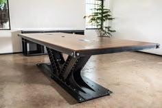 Vintage Industrial Furniture, Tables, Industrial, Industrial Furniture, Conference Table, Conference Room, Industrial Design Furniture, Metal Furniture Design, Luxury Office