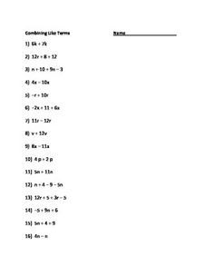 Distributive homework property worksheet