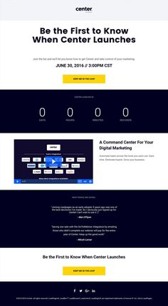 coming soon landing pages
