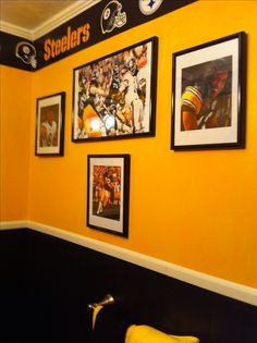Pittsburgh Steelers Heritage Banner And Steelernation Pittsburghsteelers Steelers Bathroom Motif