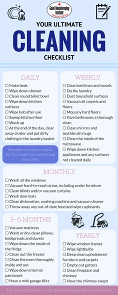 household chores list