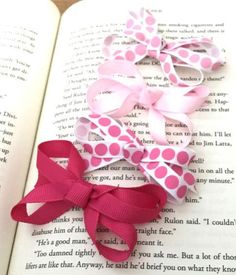 Mean Girls Stacked Boutique Hairbow Burn Book Hairclip Toddler Girl Pink Black Bow You Can/'t Sit With Us