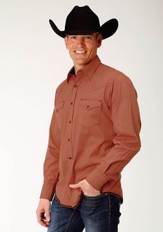 Stetson 1 Pkt Mens Wine 100/% Cotton Keyhole Geo BD L//S Shirt