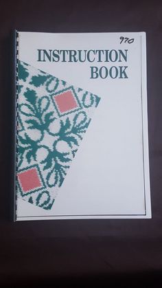 Brother Knitting Machine Ribber KR 260 Instruction manual spiral bound