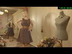 Как сшить летнее платье в горошек Ольга Никишичева - YouTube