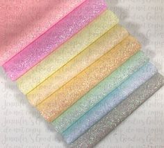 Fabric Sheets for Bows Bow Making diy planner STRIPE Chunky Glitter Sheets Earring Making Glitter Sheets
