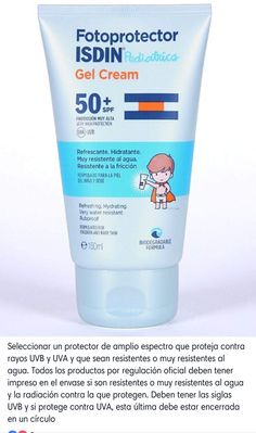 bloqueador solar isdin niños