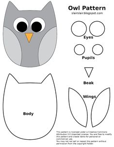 owl template kids pinterest owl templates owl and owl crafts owl template