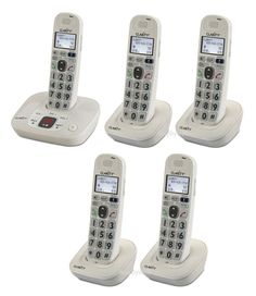 Clarity XLC7BT 59364.001 Loud Amplified 2 Cordless Phones Bluetooth Connect Cell