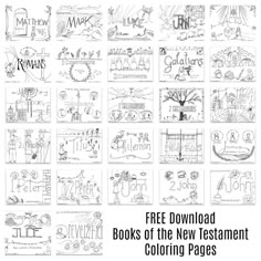 Use The Link Below To Download All 27 Coloring Pages Weve Created For Books Of New Testament This File Contains Files In One PDF Document
