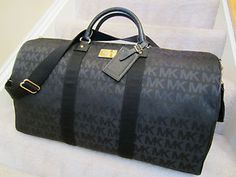 25 Best Michael Kors Images On Pinterest Высокая мода Обувь And Image Detail For Michael Kors Black Signature Xl Xlarge Duffel Duffle Bag Travel Tote