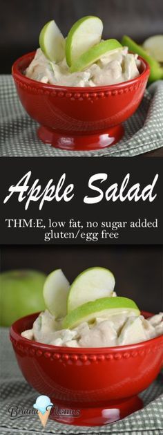 trim healthy mama snacks no special ingredients thm snack and apple salad thm e low fat no sugar added gluten